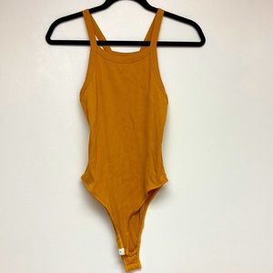 Mustard yellow bodysuit